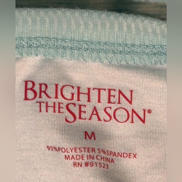 NEW Set of 2 Long Sleeve Shirts size 10/12 Medium Butterflies & Holiday Flamingo - Picture 15 of 16